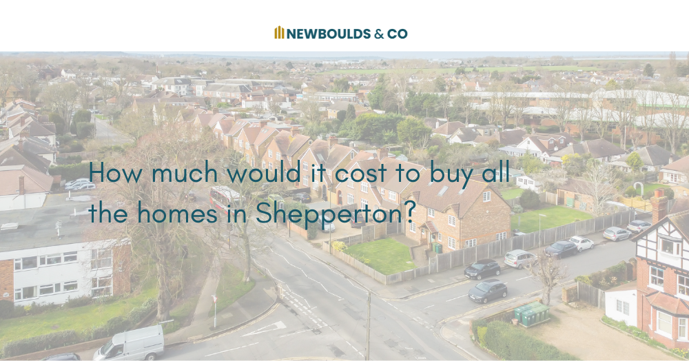 How much would it cost to buy all the homes in Shepperton?