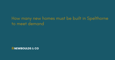 How many new homes must be built in Spelthorne to meet demand