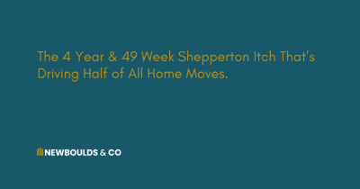 The 4 Year & 49 Week Shepperton Itch That’s Driving Half of All Home Moves.