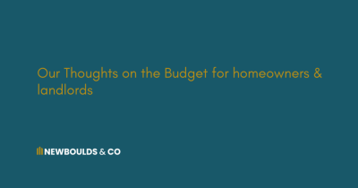 Our Thoughts on the Budget for homeowners & landlords