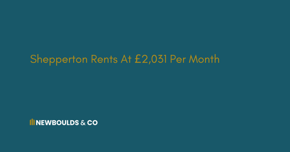 Shepperton Rents At £2,031 Per Month