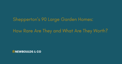 Shepperton’s 90 Large Garden Homes:  How Rare Are They and What Are They Worth?