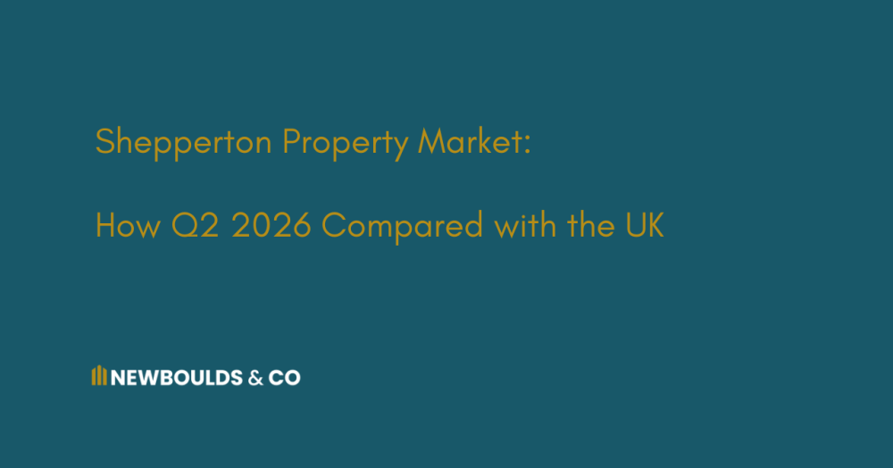 Shepperton Property Market:  How Q2 2026 Compared with the UK