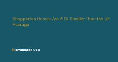 Shepperton Homes Are 3.1% Smaller Than the UK Average