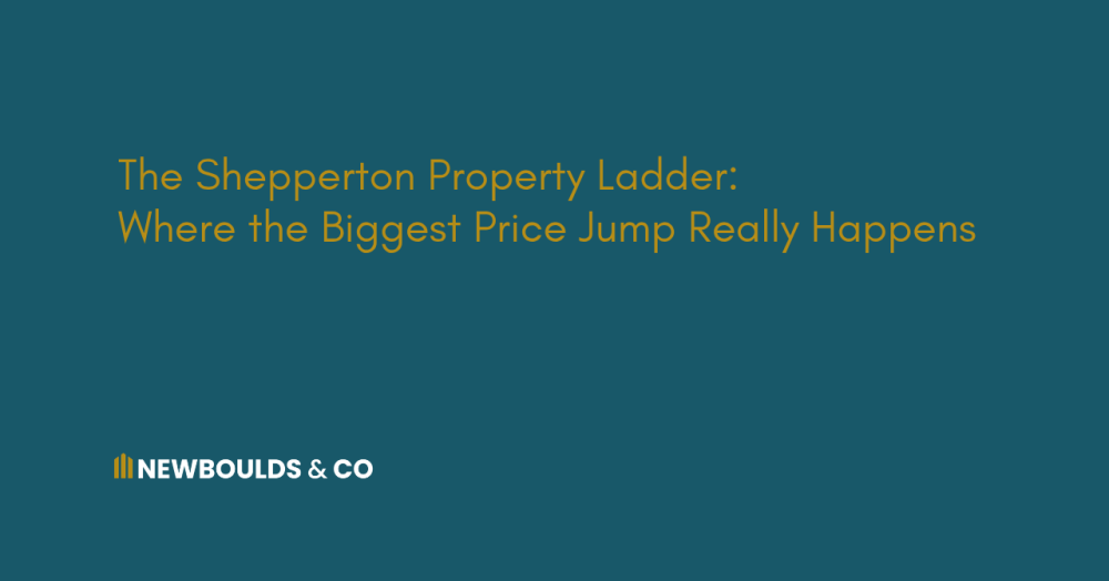 The Shepperton Property Ladder:    Where the Biggest Price Jump Really Happens