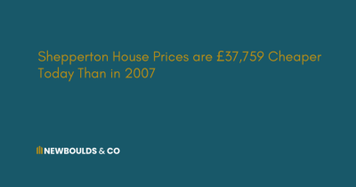 Shepperton House Prices are £37,759 Cheaper Today Than in 2007