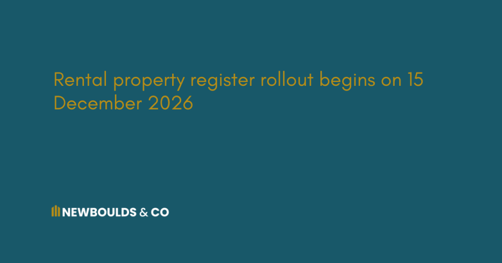 Rental property register rollout begins on 15 December 2026