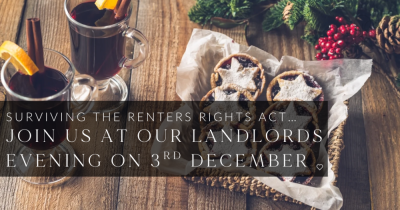 Surviving the Renters’ Rights Act – Join Us for Our Landlord Info Evening Wednesday 3rd December!