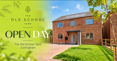 Open Day Announcement: The Old School Yard, Collingham at Gusto Homes
