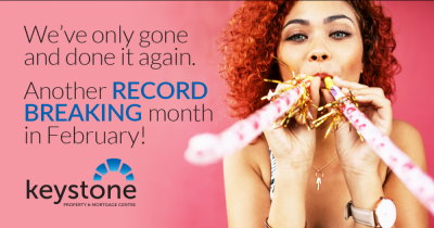 Another AMAZING month for Keystone! We've just had a our best month EVER!