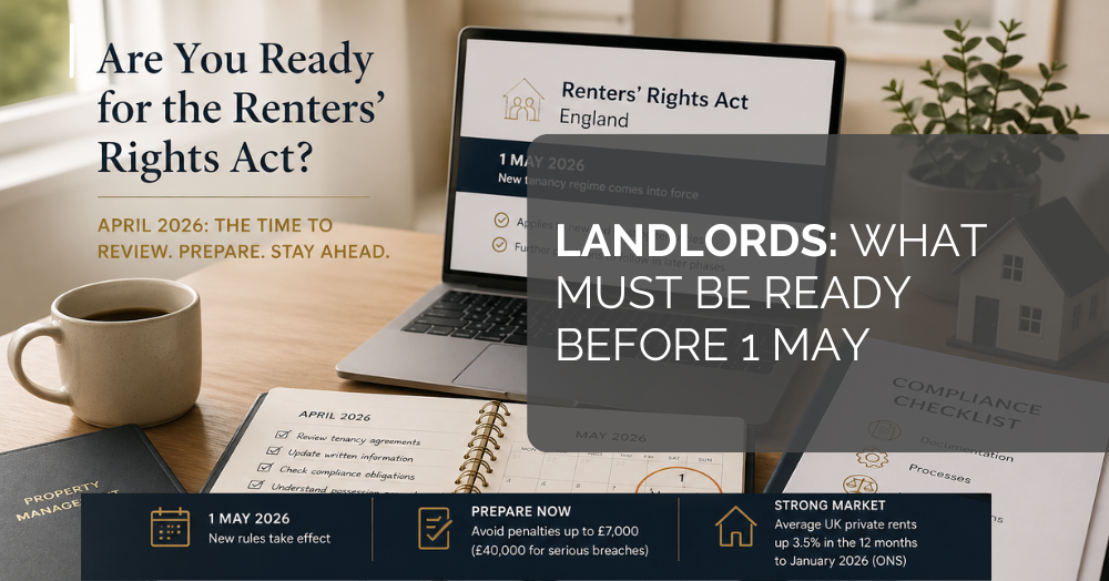 Landlords: What Must Be Ready Before 1 May