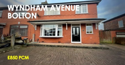 Wyndham Avenue, Over Hulton, Bolton ** £850 PCM **