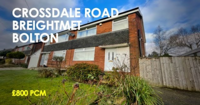 Crossdale Road, Breightmet, Bolton  ** £800 PCM **