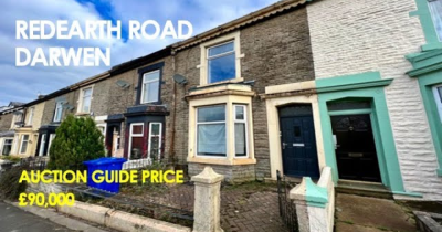 Redearth Road, Darwen, Lancashire * Auction Guide Price £90,000 * AUCTION ENDS 31st MARCH @ 1PM **
