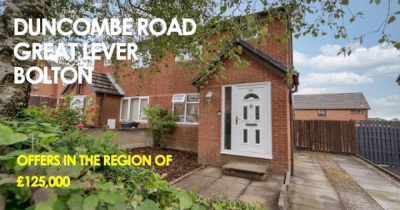 Duncombe Road, Great Lever, Bolton, Lancashire ** NEW TO MARKET ** OIRO £125,000