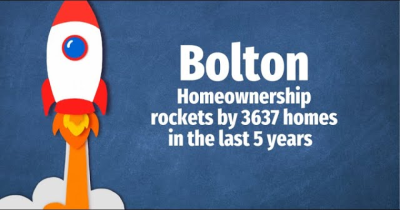 Bolton Homeownership Rockets by 3,637 Homes in the Last 5 Years