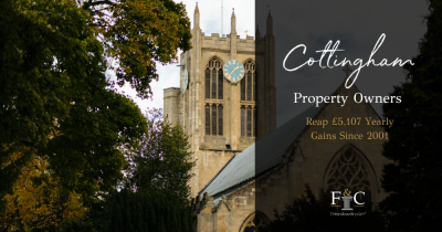 Cottingham Property Owners Reap £5,107 Yearly Gains Since 2001