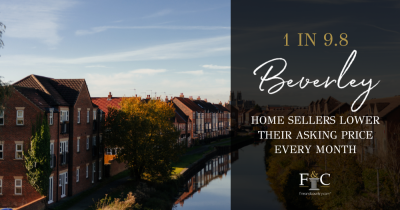 1 in 9.8 Beverley Home Sellers Lower Their Asking Price Every Month