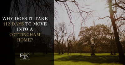 Why Does it Take 112 Days to Move into a Cottingham Home?