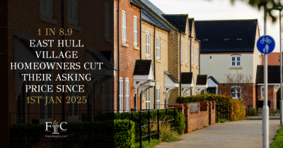 1 in 8.9 East Hull Village Homeowners Cut Their Asking Price Since 1st Jan 2025