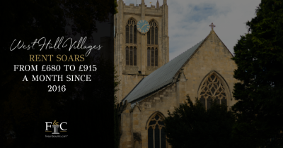 West Hull Villages Rents Soar From £680 to £915 a Month Since 2016