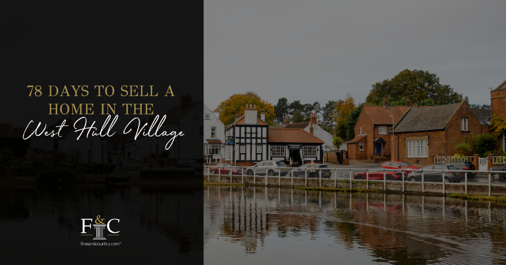 78 Days to Sell a West Hull Village Home