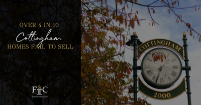 Over 4 in 10 Cottingham Homes Fail to Sell