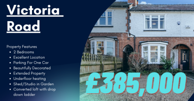 Two bedroom family home on VICTORIA ROAD, Harborne FOR SALE £385,000 🏡
