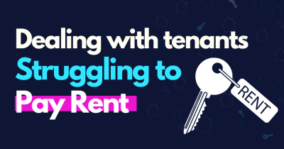 How do I deal with tenants who may be struggling to pay rent or facing financial difficulties?
