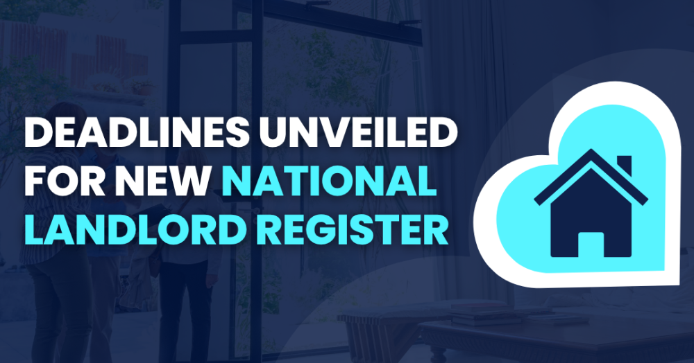 Deadlines unveiled for new national landlord register