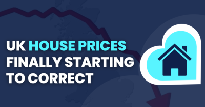 UK House prices finally starting to correct