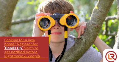 Get ahead of the game with our 'Heads Up Property Alerts'