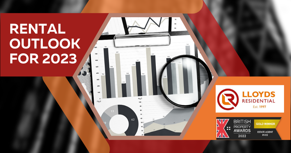 What is the outlook for the lettings market in the first 6 months of 2023?