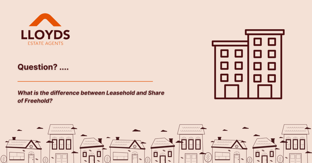 Question? .... What is the difference between Leasehold  and Share of Freehold