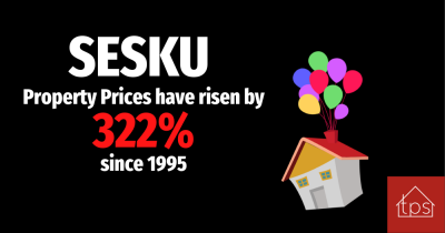SESKU Property Prices Have Risen by 322% Since 1995