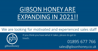 Gibson Honey are expanding in 2021!!