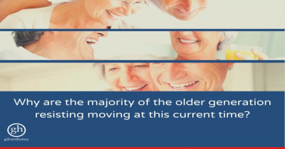 Why are many of the older generation not moving home at the moment?