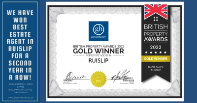 Gibson Honey - Voted Best Estate Agent in Ruislip for the THIRD year in a row!
