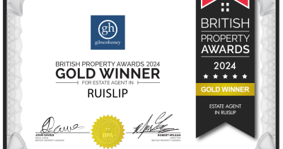 For the FOURTH year in a row, we have won best agent in Ruislip!