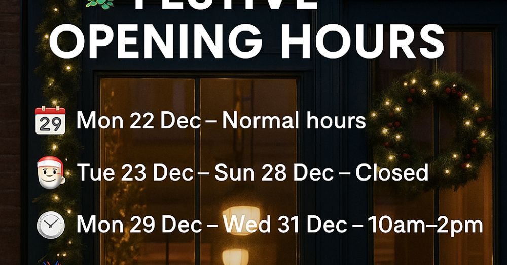 Warm Wishes and Festive Hours from Your Local Property Consultants