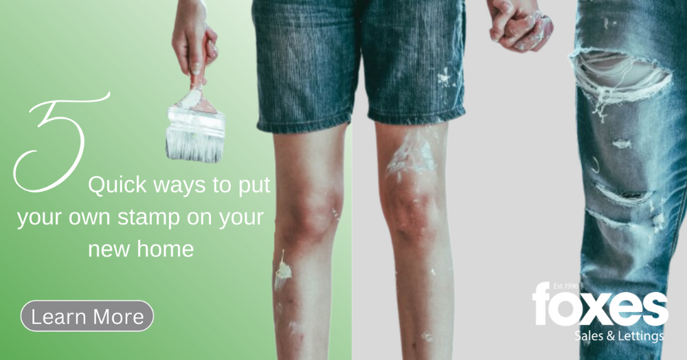 5 Quick ways to put your own stamp on your new home