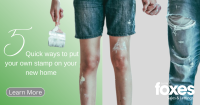 5 Quick ways to put your own stamp on your new home