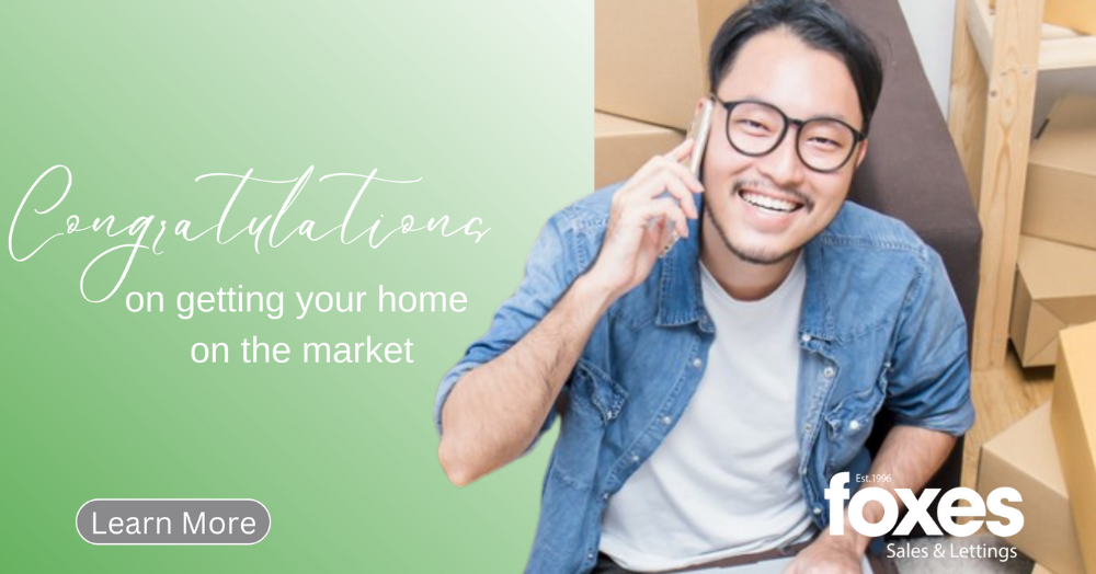 Congratulations on getting your home on the market