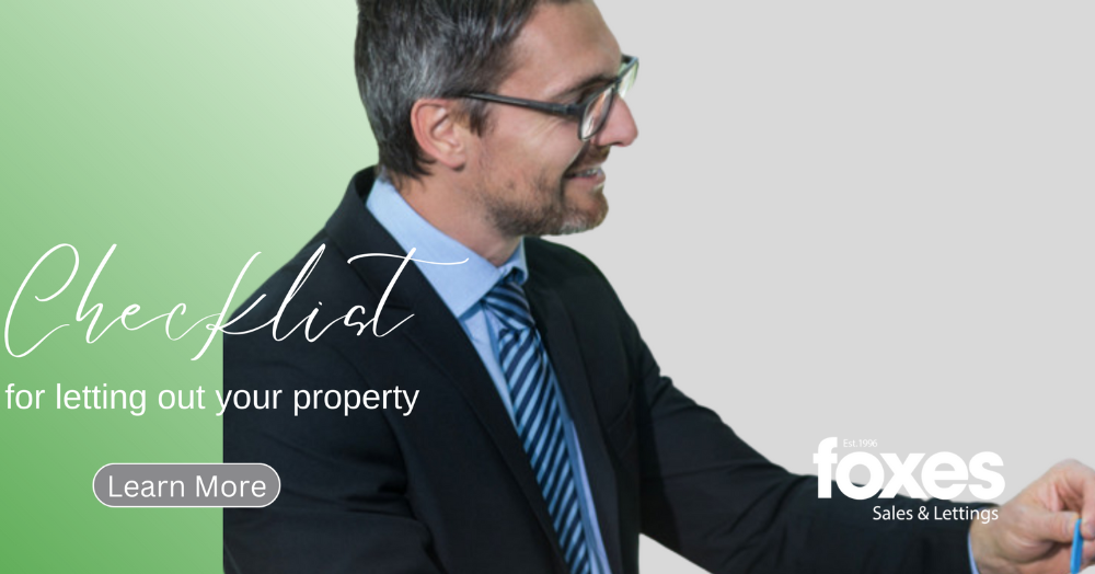 Checklist for letting out your property