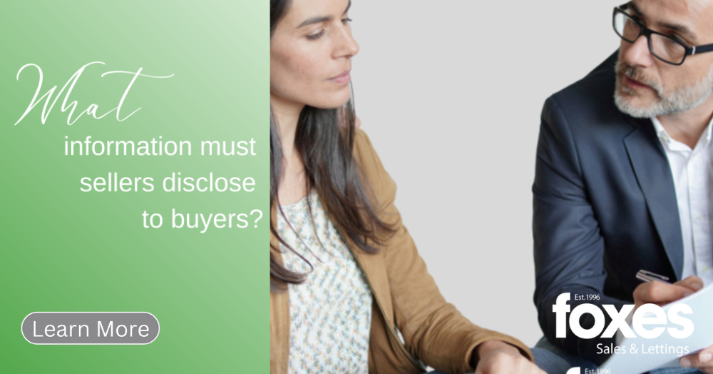 What information must sellers disclose to buyers?