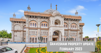 What's happened  in the Gravesham property market in February 2023?
