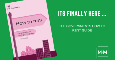 After delays the Governments How to rent guide has finally arrived...but why is it so important?