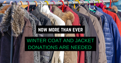 M&M Winter Coat Drive. Now more then ever the homeless need our help!