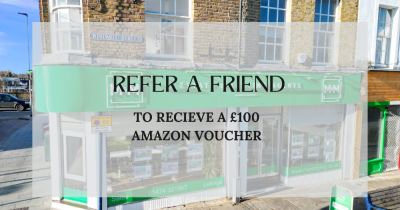 Refer a friend to receive a £100 Amazon Voucher.