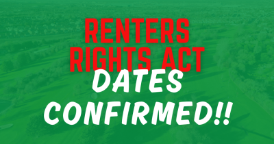 Renters Rights Act implementation dates confirmed!